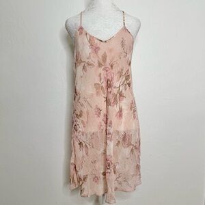 Inner Most Vintage Floral Pink Slip